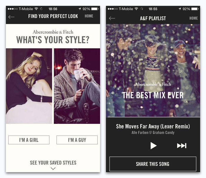 Abercrombie & Fitch App