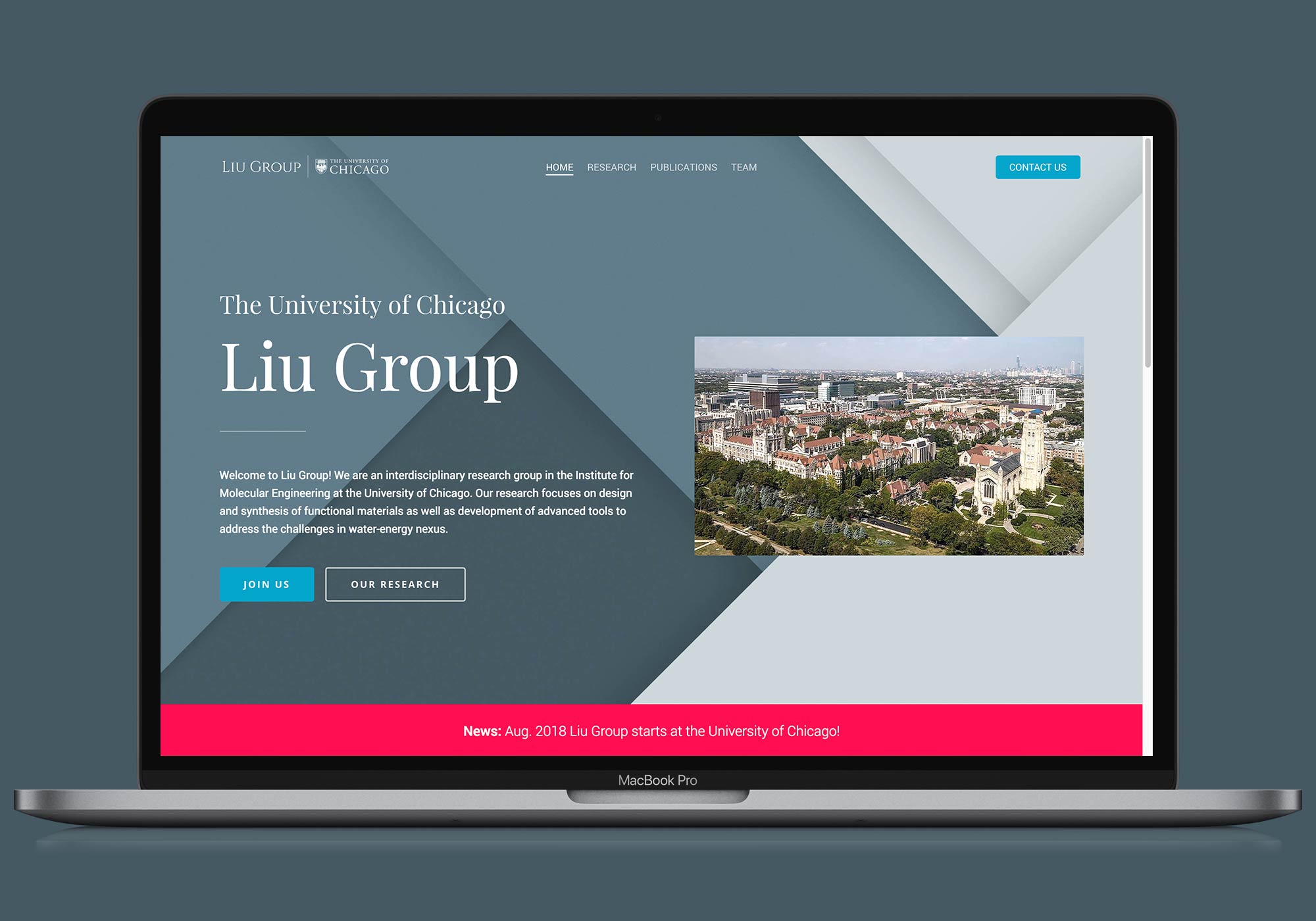 Liu Group – The University of Chicago 官方網站